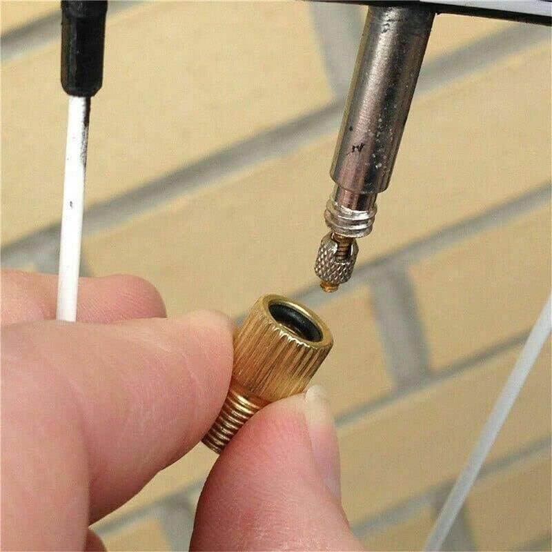 2PCS Bicycle Pump Adapters Converter Presta to Schrader Bike Valve Tyre Connector AU image number 6