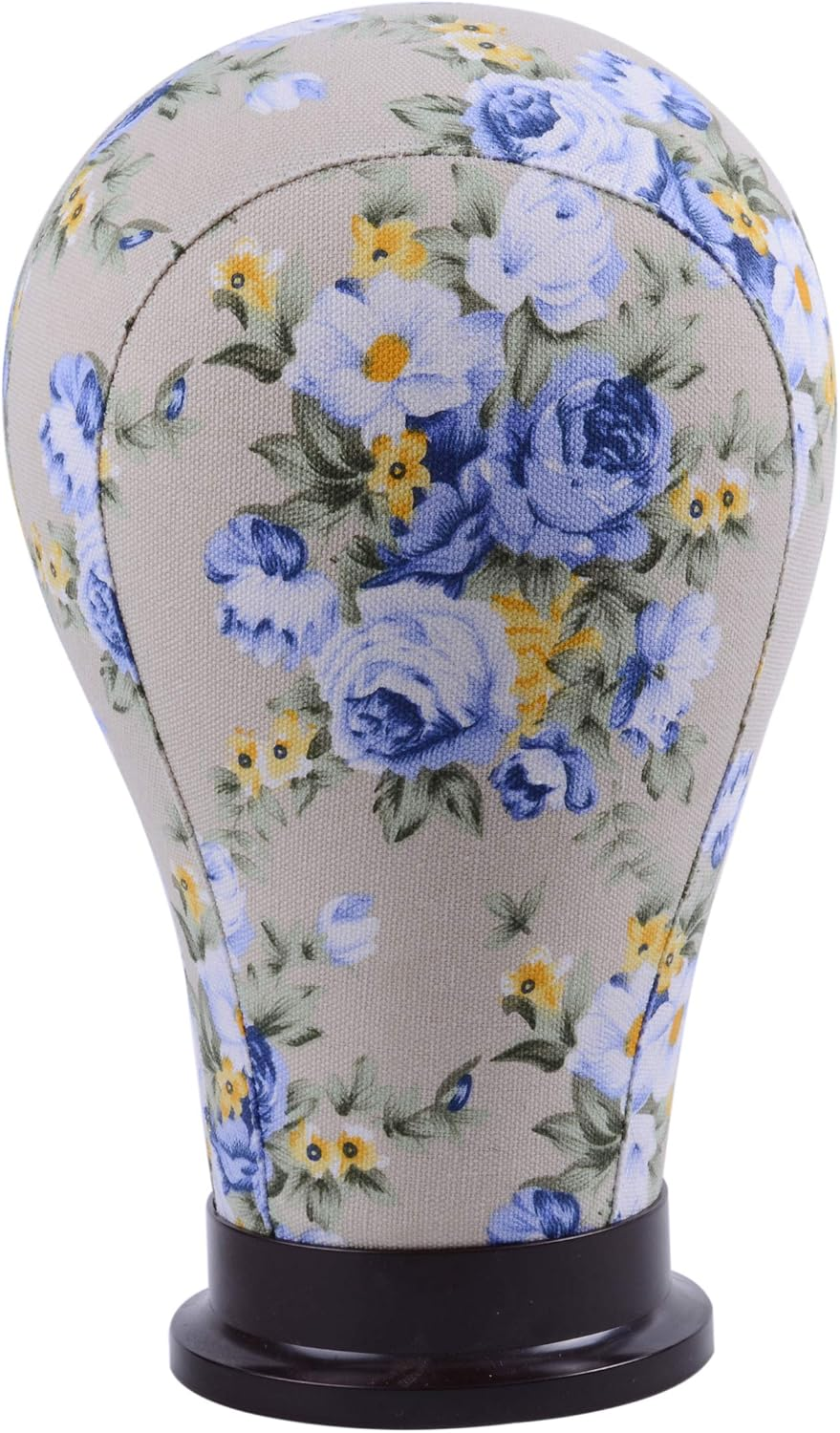 1 Piece 22 Inch Wig Head Cork Canvas Block Head Mannequin Head Wig Display Styling Manikin Head (22 Inch）