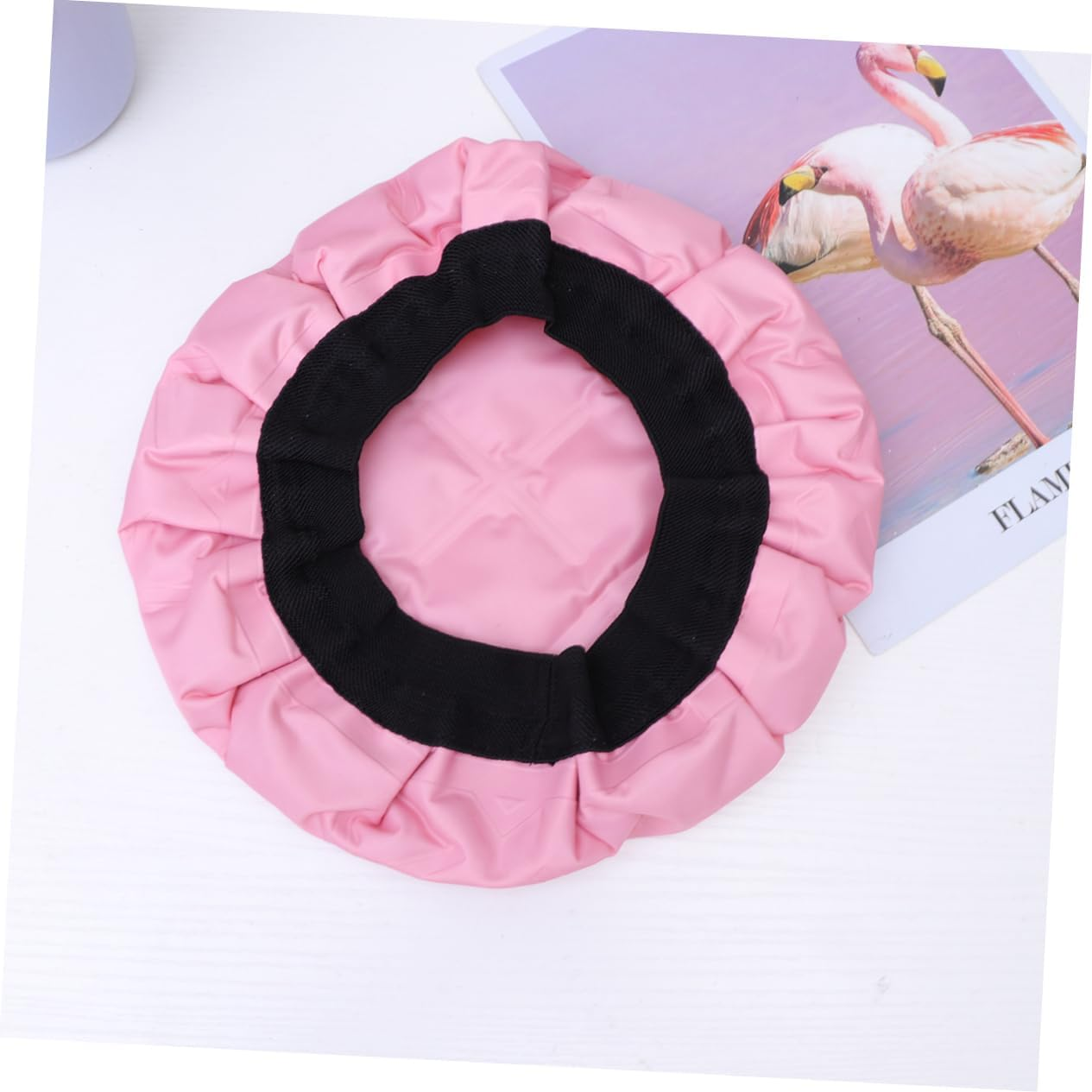Hair Heat Cap Steamer Cap for Deep Conditioning Thermal Hair Treatment at Home or Professional Salon Use Microwave and Refrigerator Compatible Pink