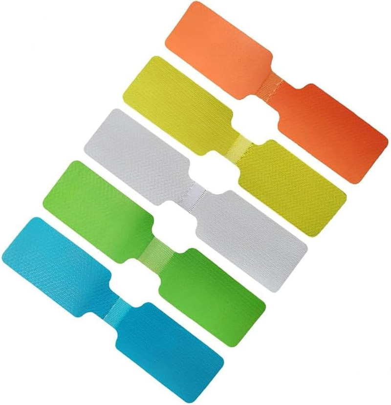 Write on Cord Labels - 20Pcs Writable Wire Tags, Nylon Cable Labels, Colorful Cord Tags for Organizing image number 3