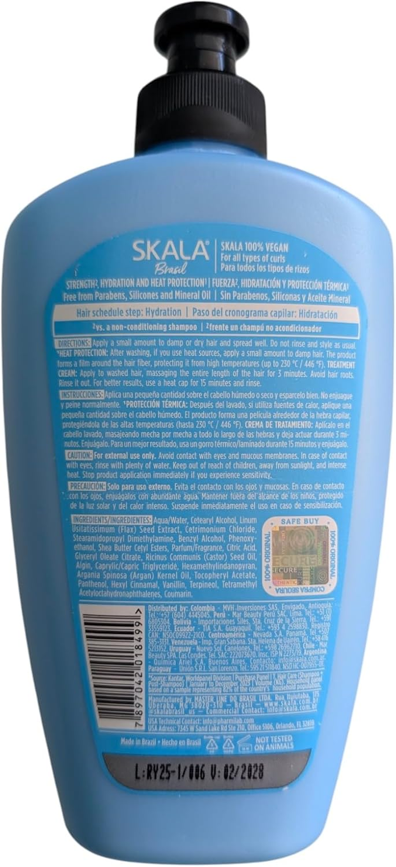 Skala Expert Mais Cachos 3 En 1 250G Crema Para El Cabello Hair Cream 3 Pack