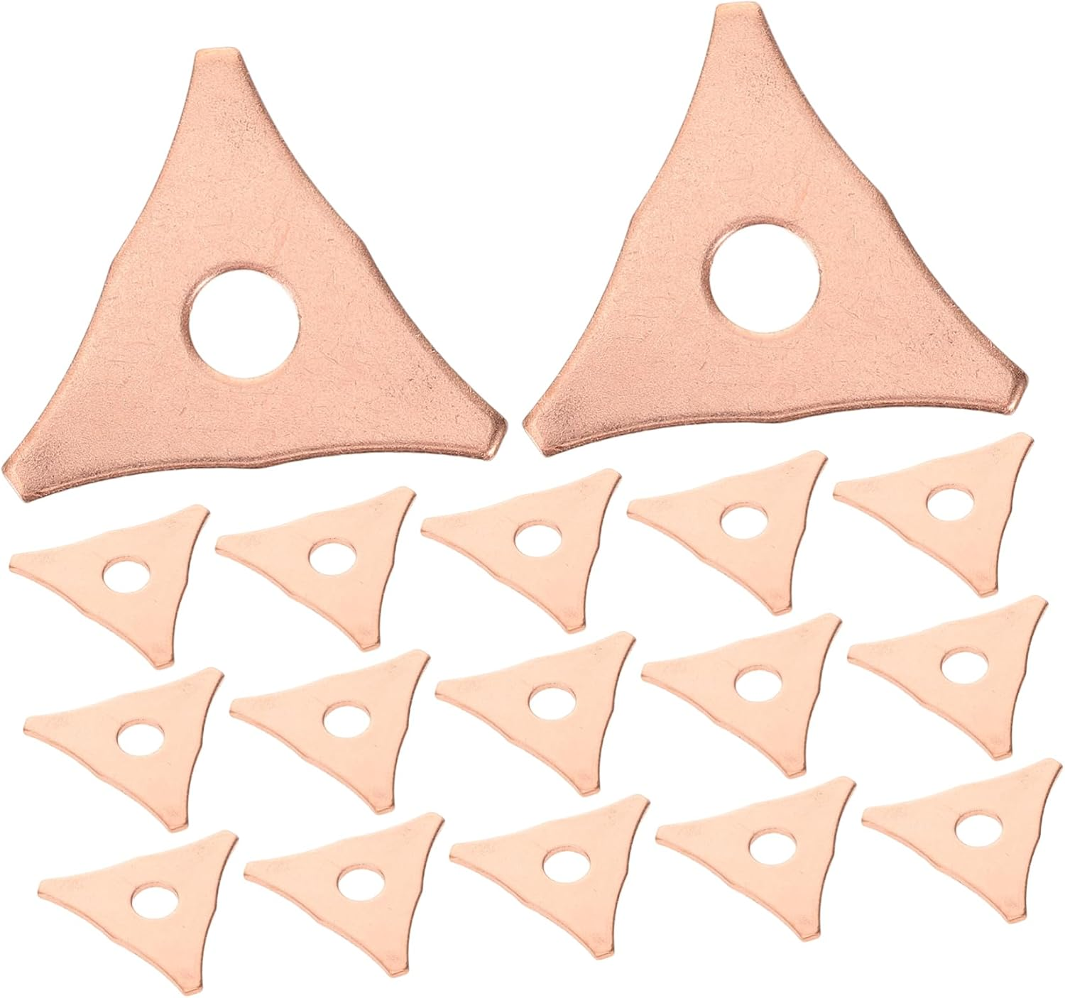 GETAJGHSD 100Pcs Dent Pulling Rings Triangle Washers for Car Spot Welder, Autobody Panel Soldering Repair Tool Set for Automotive Dent Puller Equipment image number 6