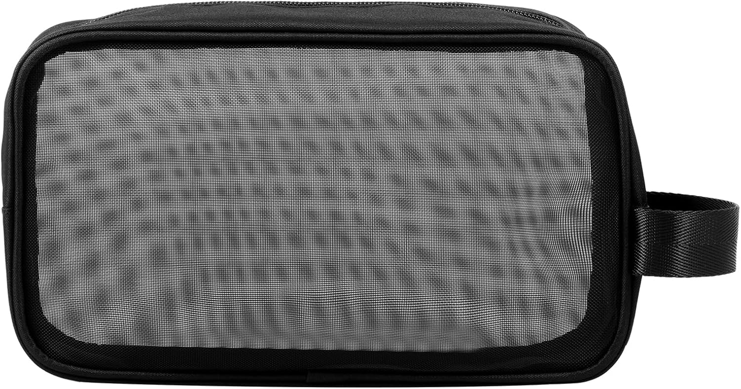 NIPUAEGO Mesh Shower Caddy Bag, Portable and Multi Use Large Capacity Gym Shower Caddy for Women Men Gym Travel Camping 24X14X9.5Cm image number 5