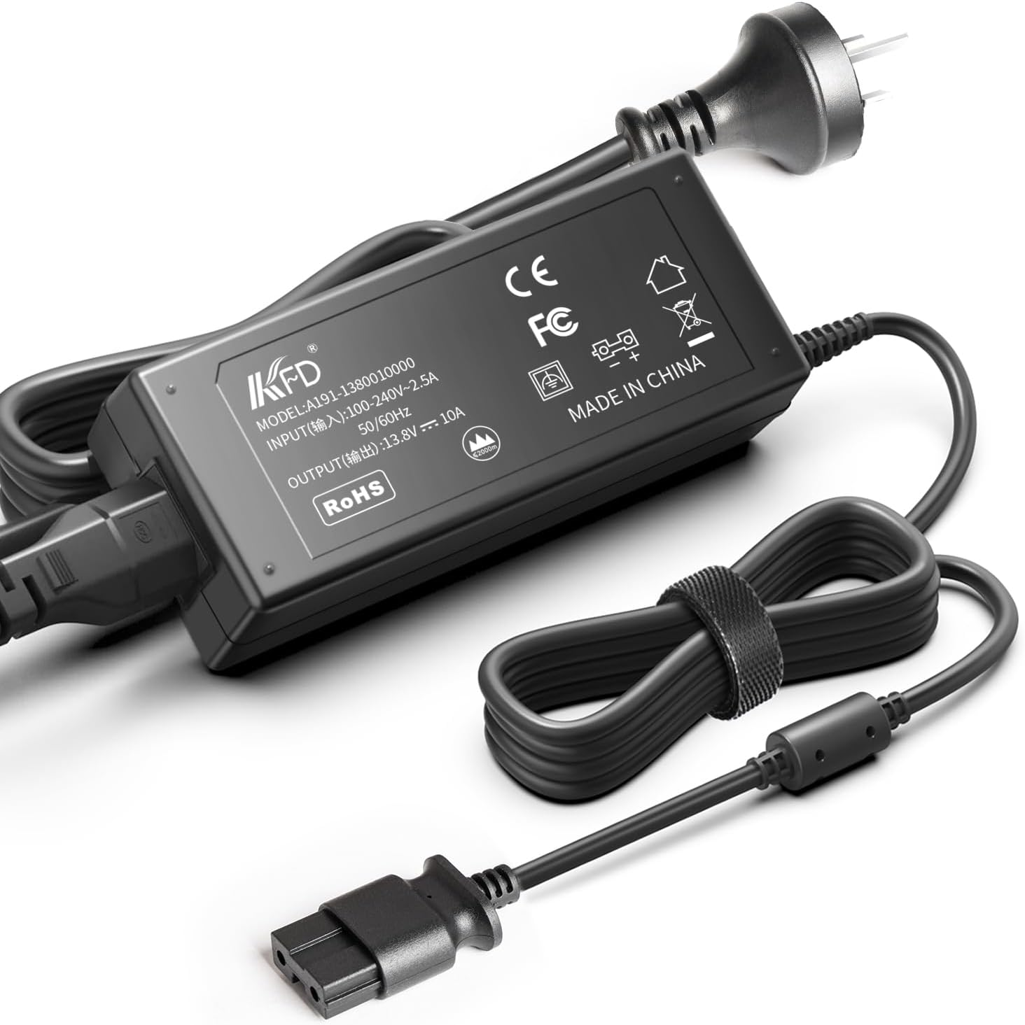 KFD 13.8V N557514 Inflator Power Supply Compatible with Dewalt DCC020IB Inflator Battery DEWALT Dcc020I 20V MAX Tire Inflator DCC020IB Type DCC020IB-CA Type 1 Charger Power Cord Adapter image number 2