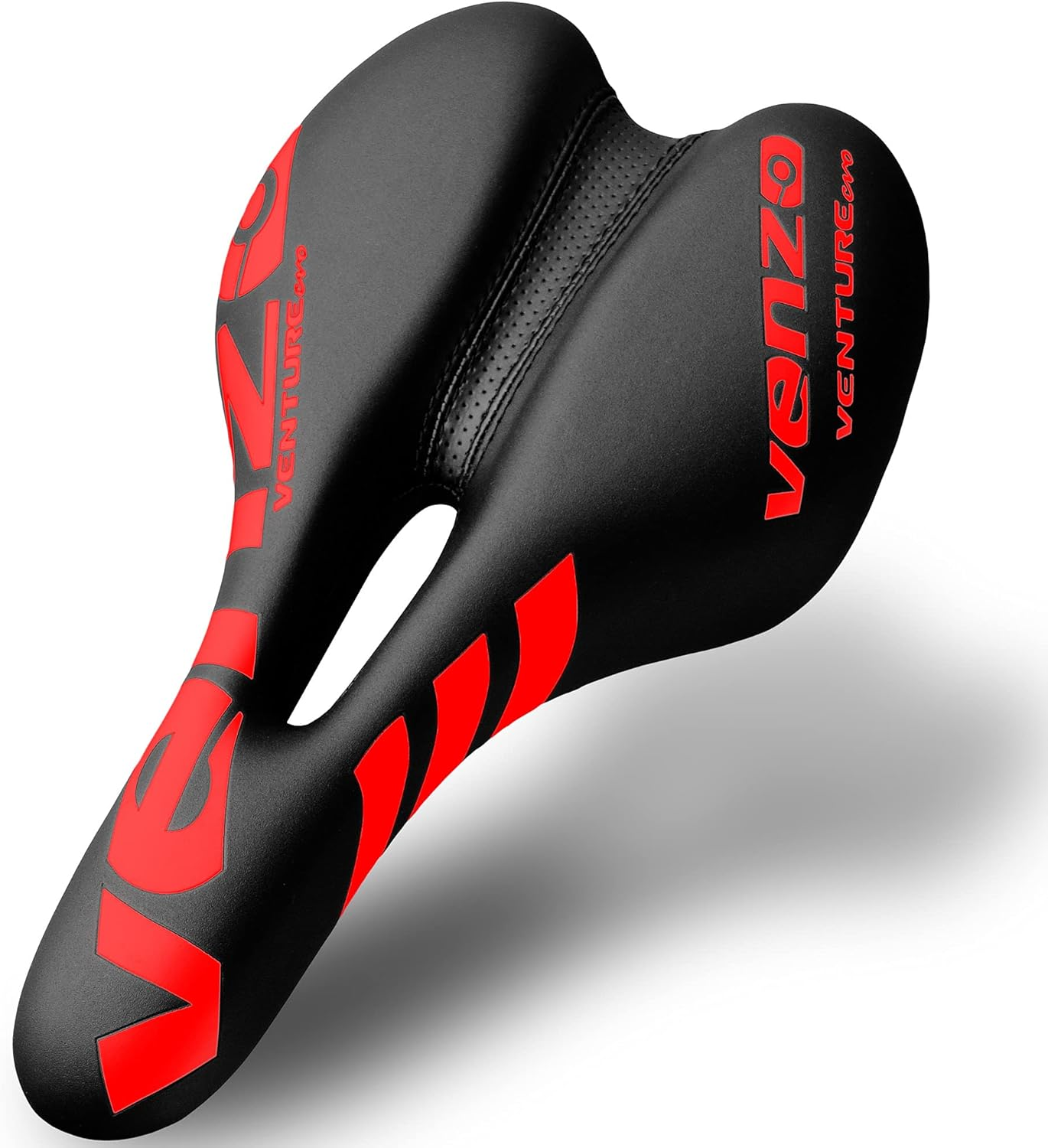 Venzo Comfortable Bike Bicycle Saddle Seat - for MTB, Road, Exercise, Trekking, Folding, Hybrid & Cruiser Bikes - XC Saddle Seat image number 4