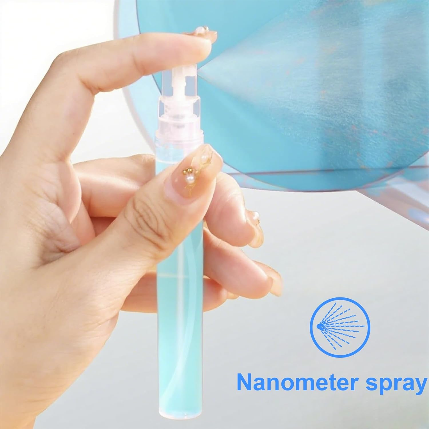 30PCS Refillable Glass Spray Bottles -5Ml Fine Mist Perfume Atomizer for Perfume, Travel, Cleaning - Leakproof & Durable Cosmetic Containers image number 3