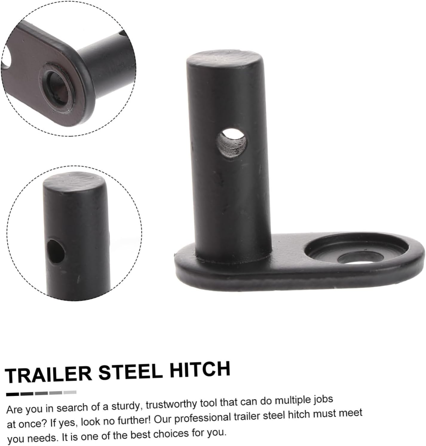 Anneome Baby and Pet Traction Head Bike Trailer Coupler Steel Hitch Quick Nut Tightening System image number 3