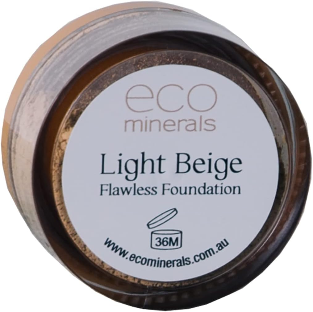 Eco Minerals Flawless Foundation Jar 8 G, Light Beige