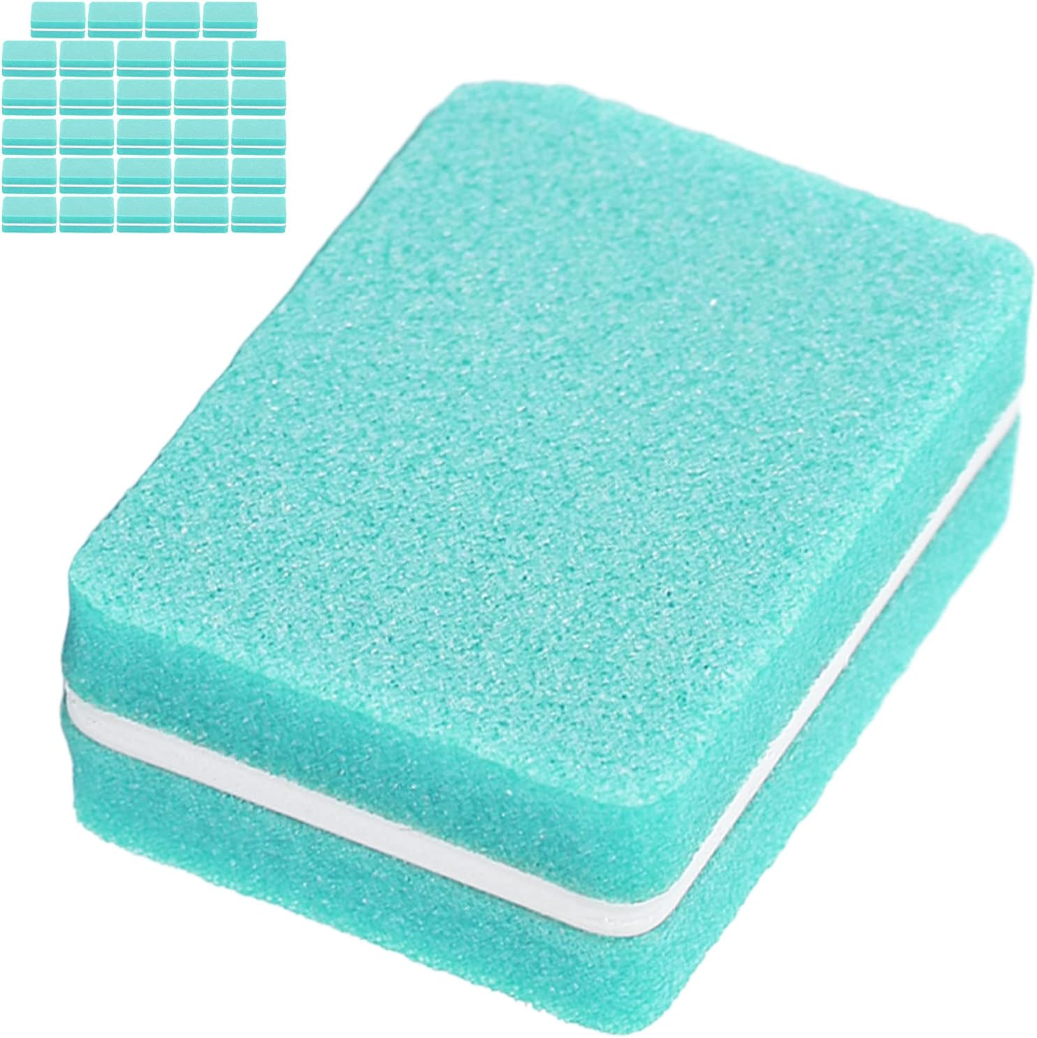 30Pcs Nail Buffer Block Salon Mini Portable Nail Polishing Tool Sanding Block Manicure Tool 4-Sided Nail File Salon Manicure Nail Tools (Green) image number 3