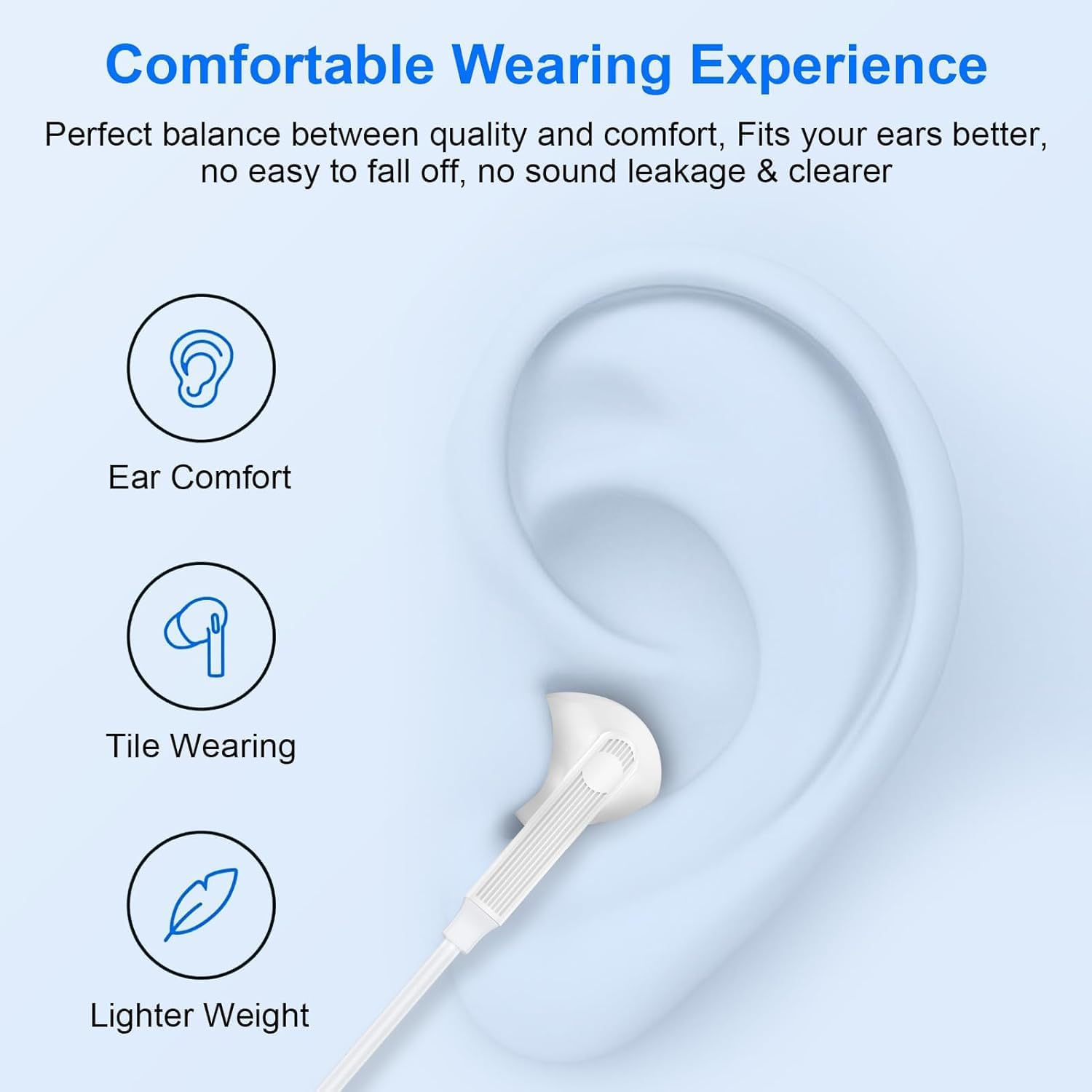 2 Packs USB C Wired Headphones for Iphone 16/15 Pro Max Plus, Type C Earbuds with Mic & Volume Control Nosie Reduction, Earphones Hifi Stere for Ipad Pro, Galaxy S23/S22/S21/S20/Ultra Note 10/20 image number 2