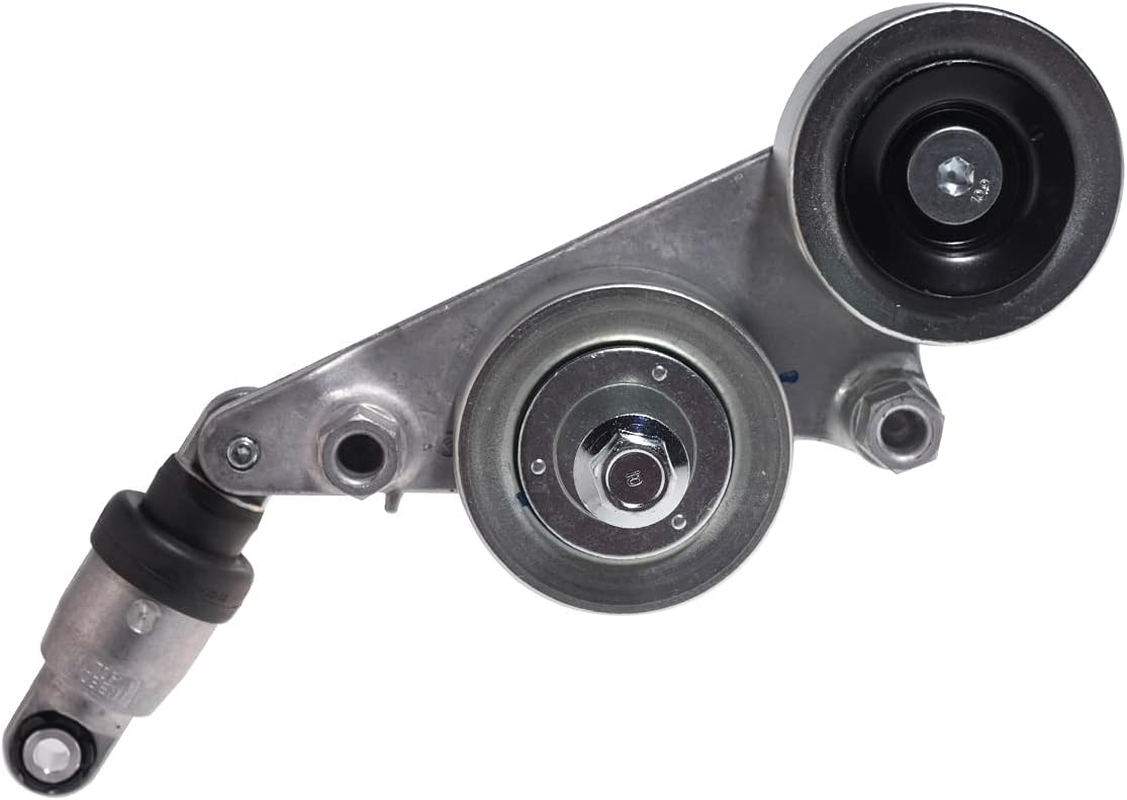 AUQDD 39092 Belt Tensioner and Pulley Assembly (For 3.5L V6) Fit for 08-10 Honda Accord (Automatic Transmission)/05-10 Odyssey (Ex-L,Touring;J35A7 Eng)/06-08 Honda Pilot (FWD;J35Z1 Eng)/09-11 Pilot image number 1