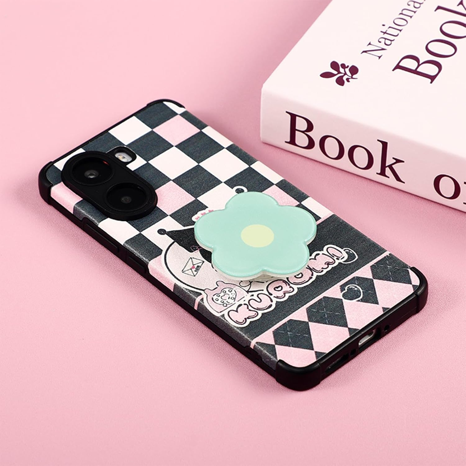 JANGJANG 3PCS Expandable Floral Phone Grip Stand Holder, Cute Collapsible Design with Interchangeable Kickstand, Ultra-Secure Comfortable Handle for Smartphones, Tablets, Kindle Accessories, image number 2