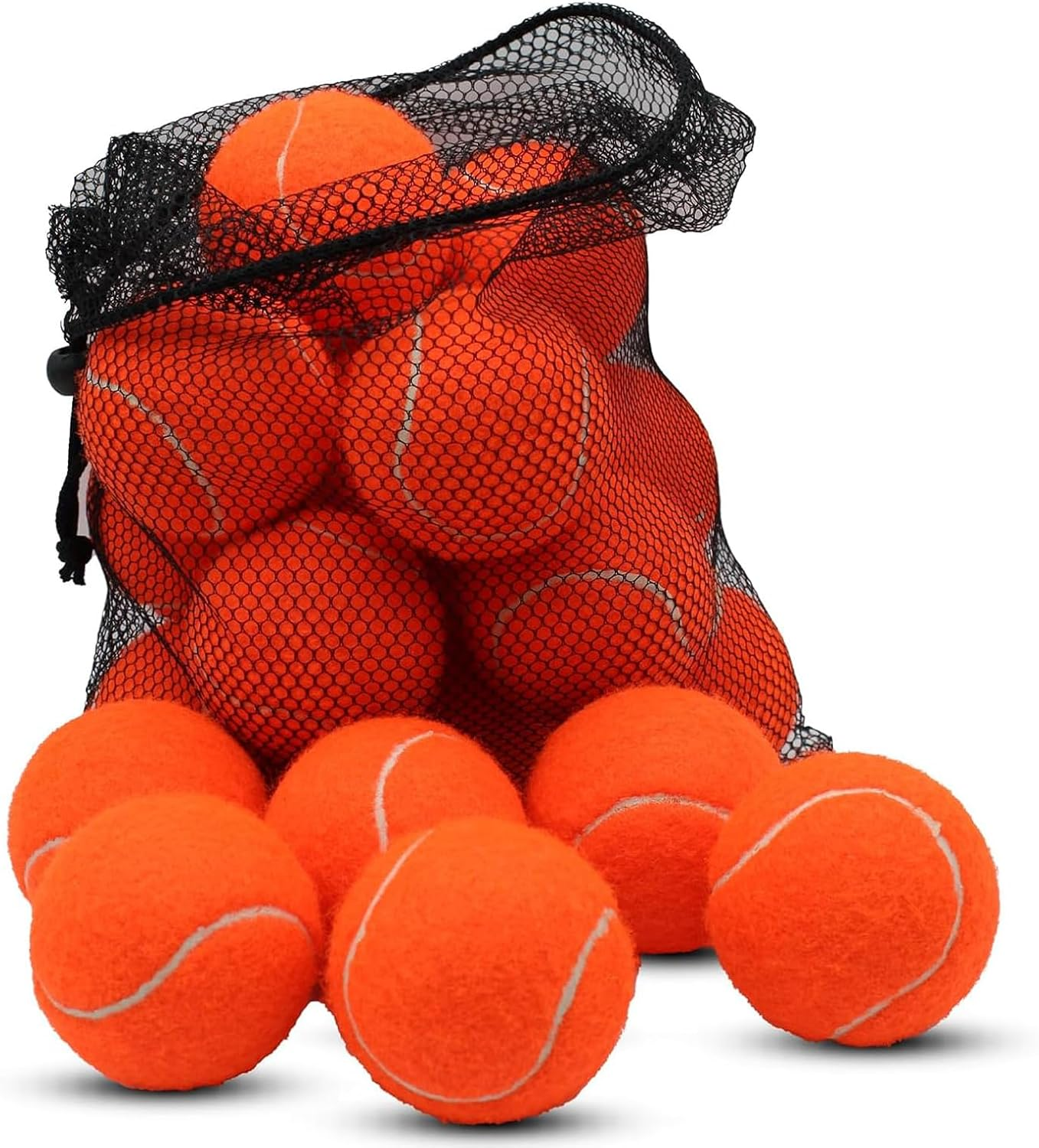 Magicorange Tennis Balls, 20 Pack Tennis Balls for Dogs, Pet Dog Playing Balls, Come with Mesh Bag for Easy Transport, Colorful Easy Catching Pet Dog Balls (Multi-Color)
