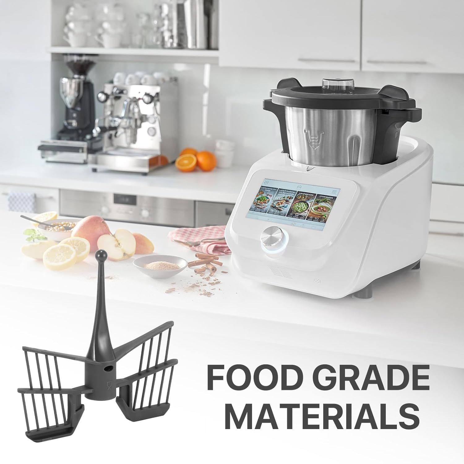 Butterfly Whisk for Thermomix TM5 TM6 TM31, Black Butterfly Mixing Blade Food Processor Replacement Kitchen Aid Mixer Accessory Parts Stirrer Bat Parts, 14X15X2.5 CM, HA-PA-240116 image number 6