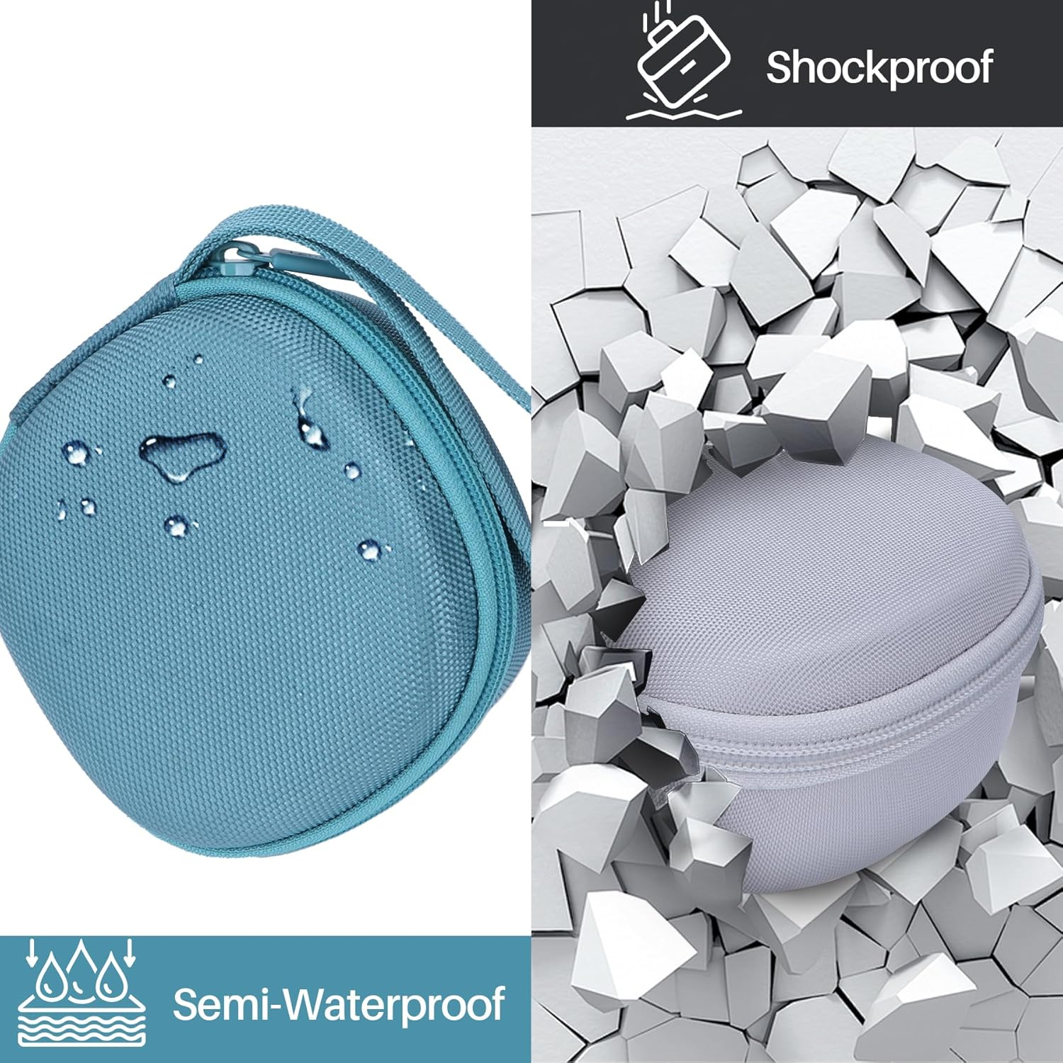 Lebakort Hard Case Compatible with Bose Soundlink Micro/Micro 2Nd Speaker (Black Case)