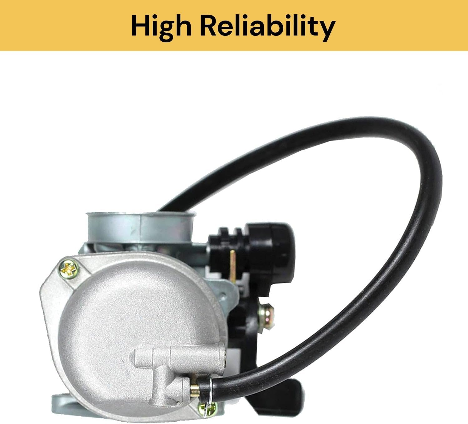 EZONEDEAL PZ19 Choke Carburetor for 50Cc 70Cc 80Cc 90Cc 110Cc 125Cc ATV Dirt Pit Bike Fits with Bike Taotao Honda CRF by Chinese Quad Parts 4 Stroke ATV Go Kart Pit Dirt Bike image number 3