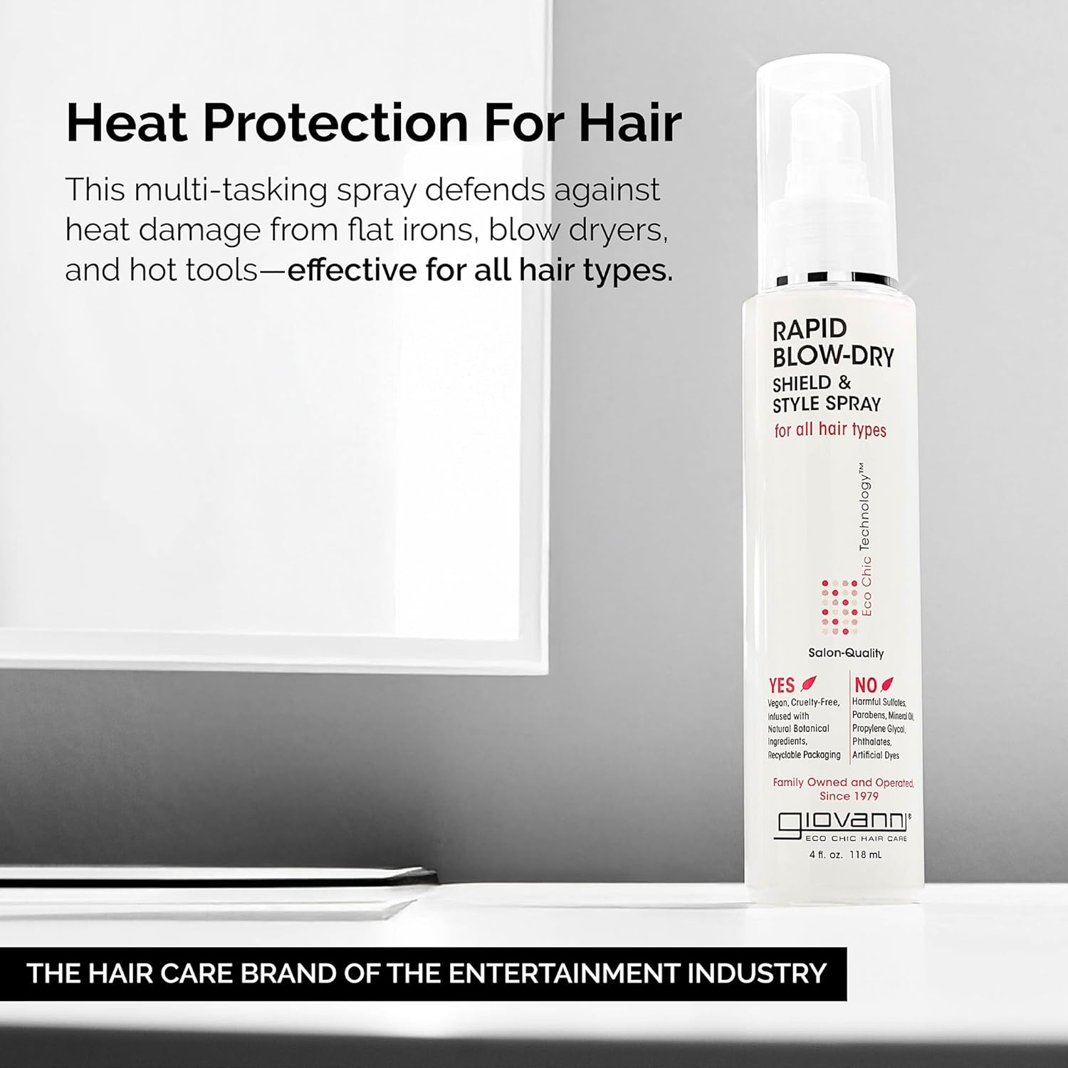 Rapid Blow-Dry Hair Shield & Style Spray - 118Ml image number 4