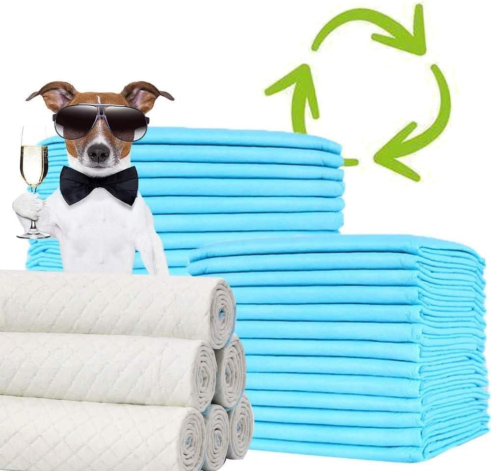 BPS Training Pads for Dogs and Cats (Pack of 15, 40 X 50 Cm, Blue, Polyethylene, Cellulose) image number 5