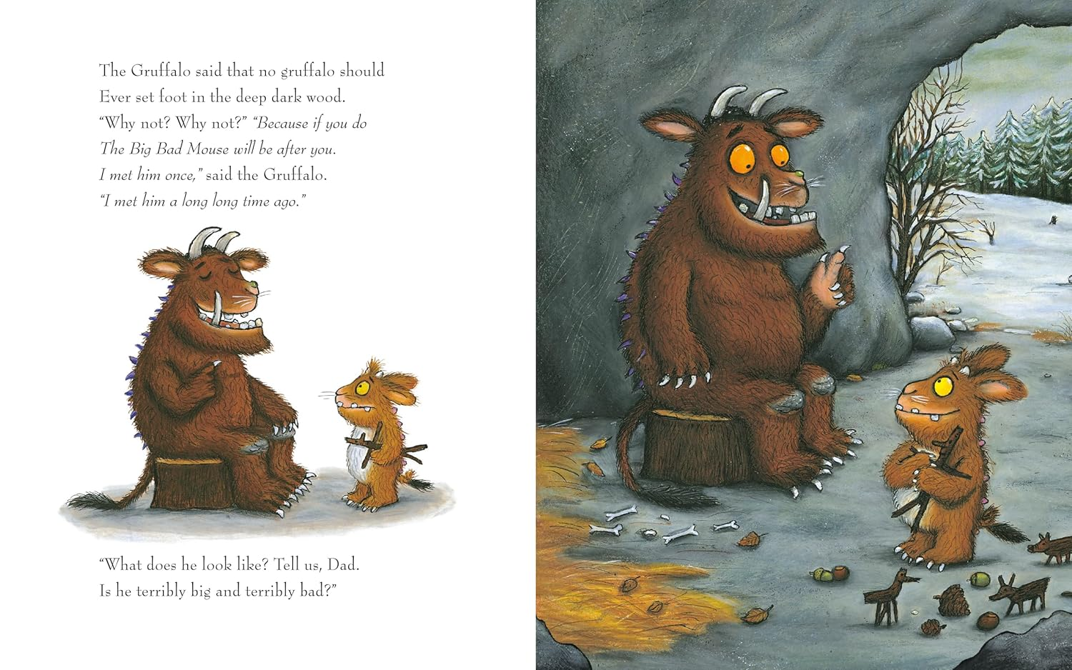 The Gruffalo'S Child 20Th Anniversary Edition: with a Shiny Gold Foil Cover and Fun Activities to Make and Do! image number 4
