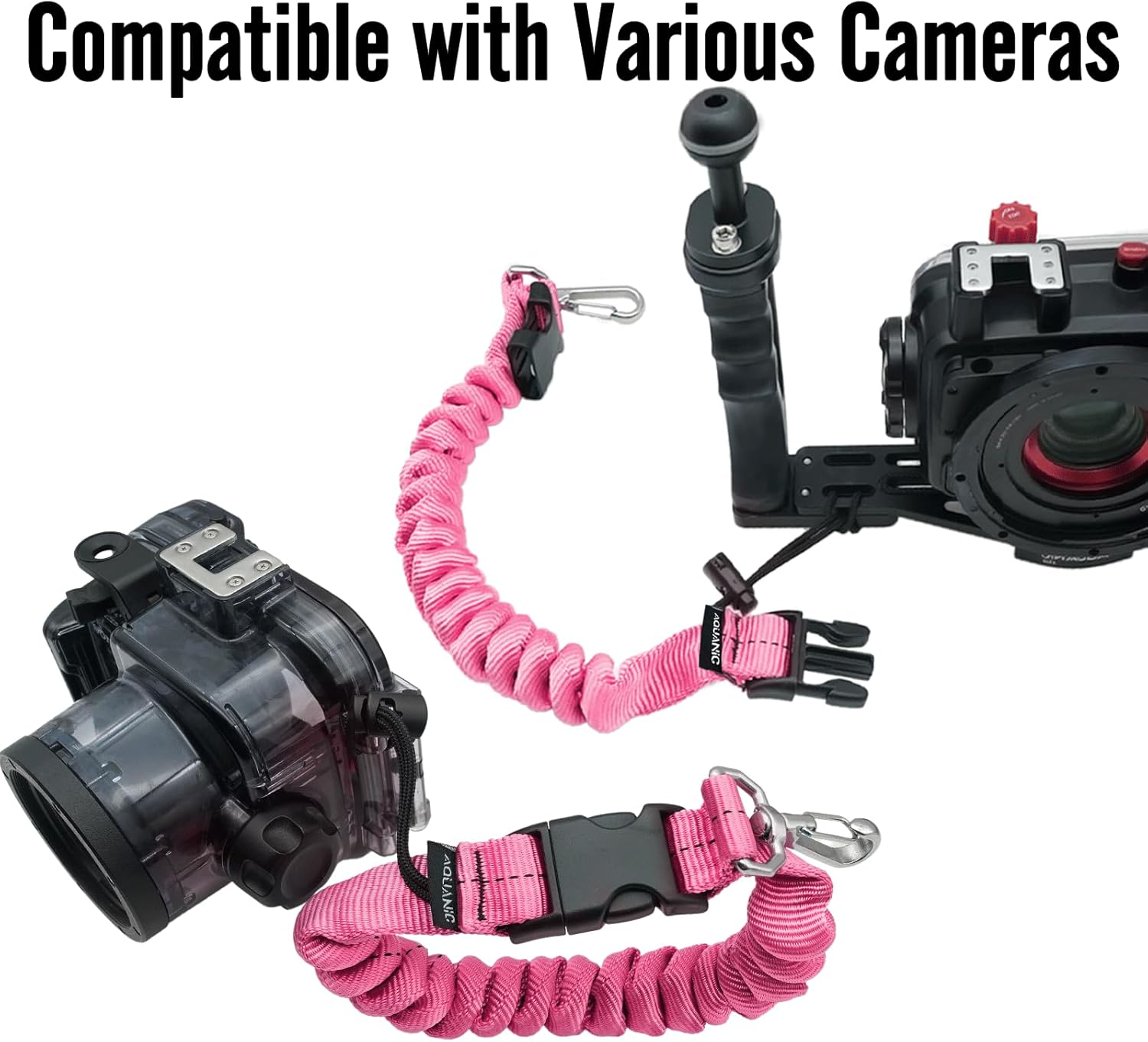 Nitescuba Scuba Diving Spring Clip Lanyard Anti-Lost Lanyard with Quick Release Buckle for Outdoor Sports