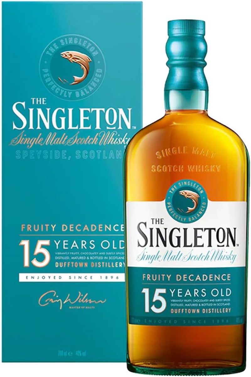 Singleton of Dufftown 15 Years Old 40.0% Speyside Single Malt Scotch Whisky 700 Ml