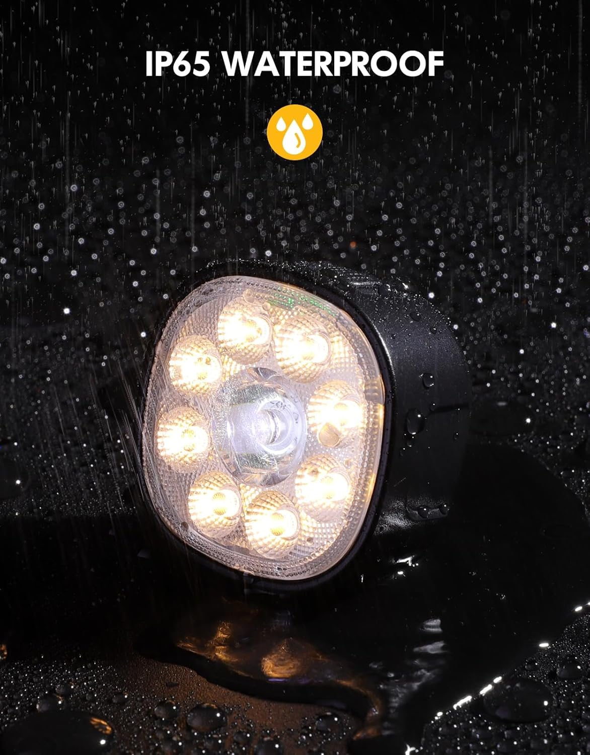 Bike Lights [8+7 Modes], USB Rechargeable Bike Lights Front and Back, Ultra Bright with Spotlight & Floodlight, IP65 Waterproof Bicycle Lights for Road Mountain Day/Night Cycling Safety, Snap On/Off image number 3