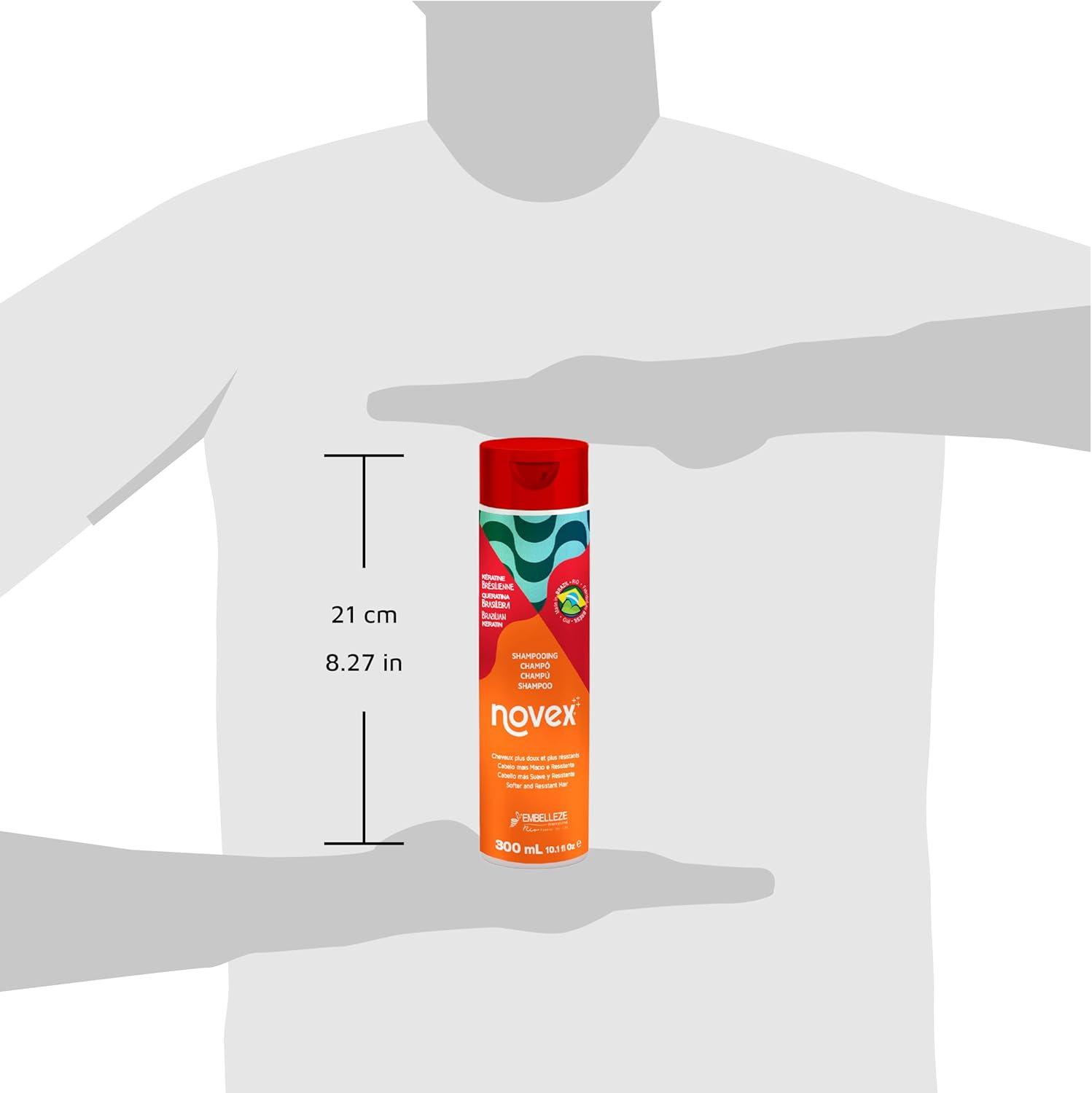 Brazilian Keratin by Novex Shampoo 300Ml