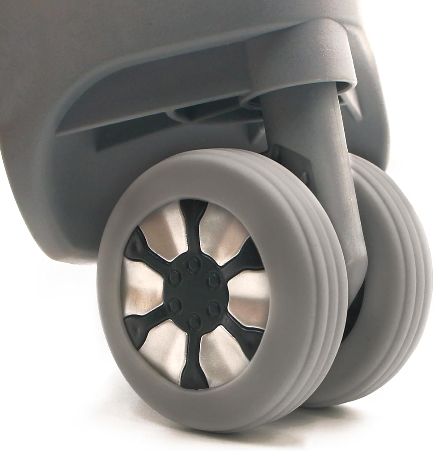 Uinhuine 9Pack Luggage Suitcase Wheels Cover for Most 8-Spinner Wheels Luggage Sets - Pink, 2-3Inch, Colorful Wheel Protector