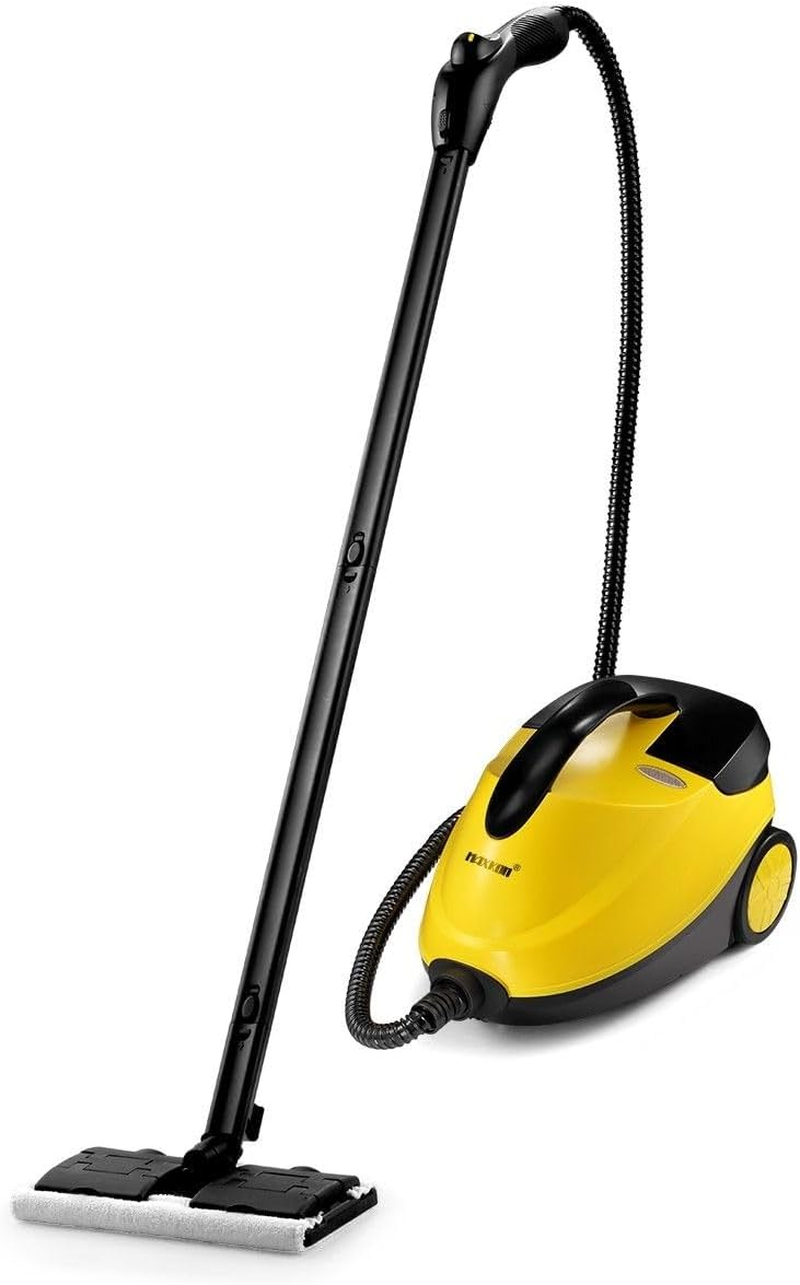 Maxkon 13-In-1 Steam Cleaner Mop 2.1L High Pressure Carpet Floor Window Steamer Handheld Home Cleaning,Dual Tank