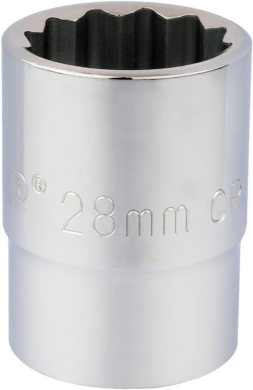 Draper DRA16696 3/4" Square Drive 12 Point Socket (27Mm), Blue, 27 Mm image number 2