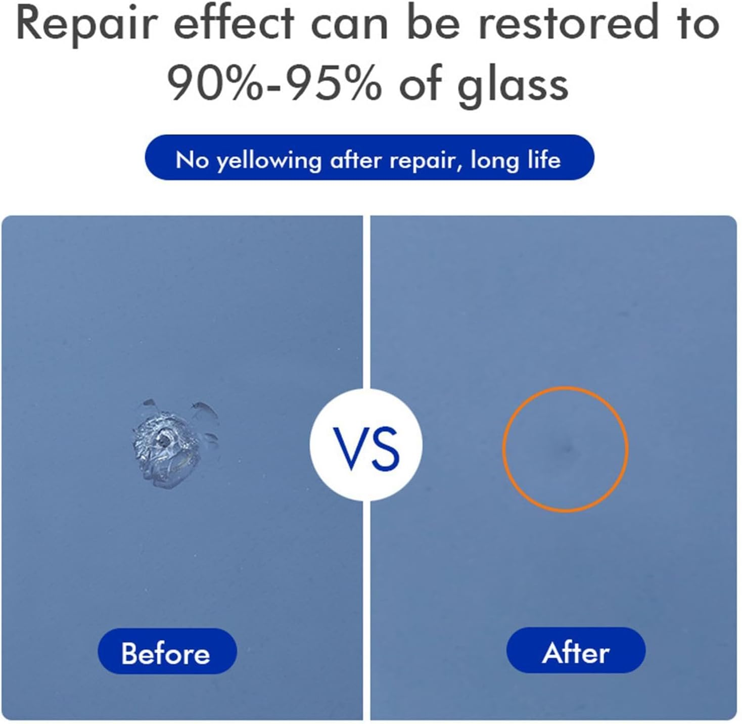 Automotive Windshield Repair Kit - Fast and Effective Adhesive Paste, Portable Vehicle Maintenance Equipment | Nano Fluid for Glass Crack Fix, Air Pump Type Tool for Chips & Star-Shaped Cracks image number 6