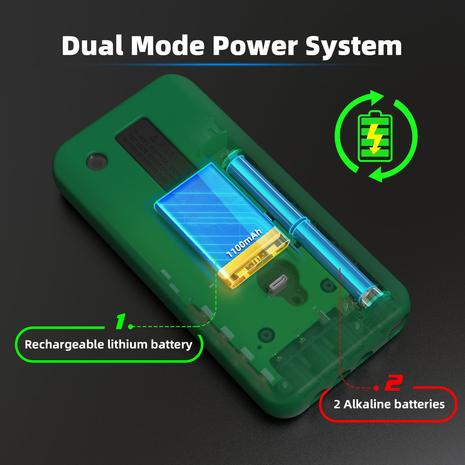 BSIDE Digital Multimeter Infrared Thermometer Rechargeable Smart Voltmeter 9999 Counts Electrical Amp Tester Capacitance Diode Ohm Voltage Tester for Household LED Automotive Electrician Electronic image number 2
