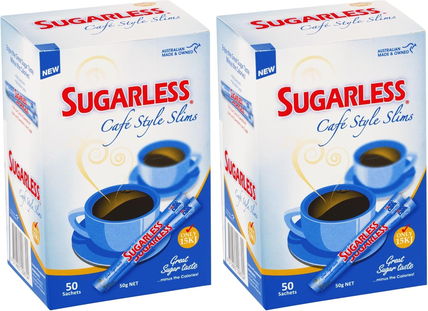 Sugarless Cafe Style Slims Sweetener 50 Pack
