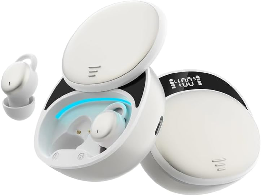 Greenhouse GH-TWEA-SV Wireless Earphones, Earplugs, Sound Insulation, Touch Sensor, Easy Operation, Lightweight, Waterproof, IPX5, Ear-Painless, Silver