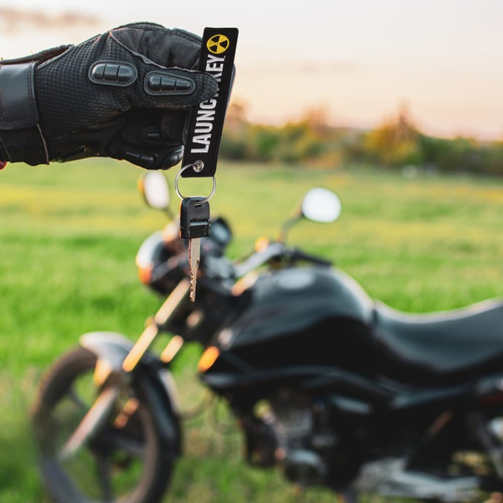 JAGASOL Motorcycle Keychain Tag, Key Ring for Scooters, ATV, UTV, Cars, Backpacks, Trucks, Sportbikes, Dirt Bike - 1N23456 image number 6