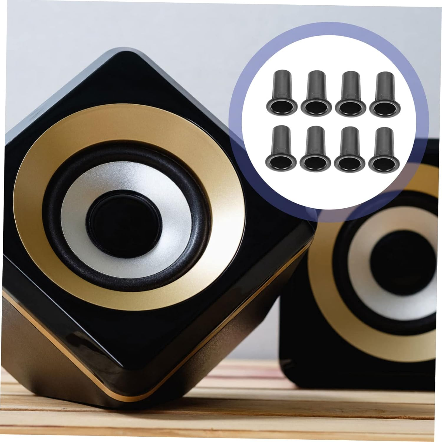 MERRYHAPY 24Pcs Speaker Hole Bass Reflex Tube for Speakers Woofer Port Tube Mounts