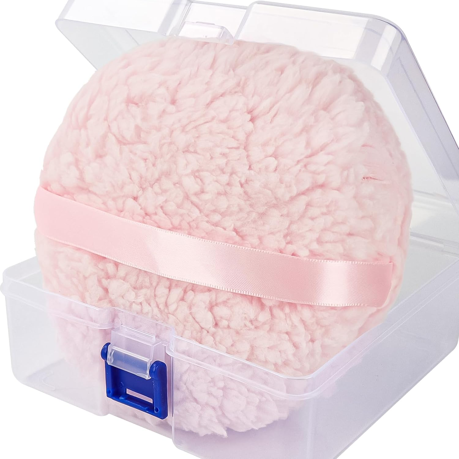 WSYUB Powder Puff, 6&rsquo;&rsquo; Powder Puff for Body Powder,Body Powder Puff and Container, Body Powder Applicator,Oversize Dust Puffs for Women,Extra Large Powder Puffs for Face Powder image number 4