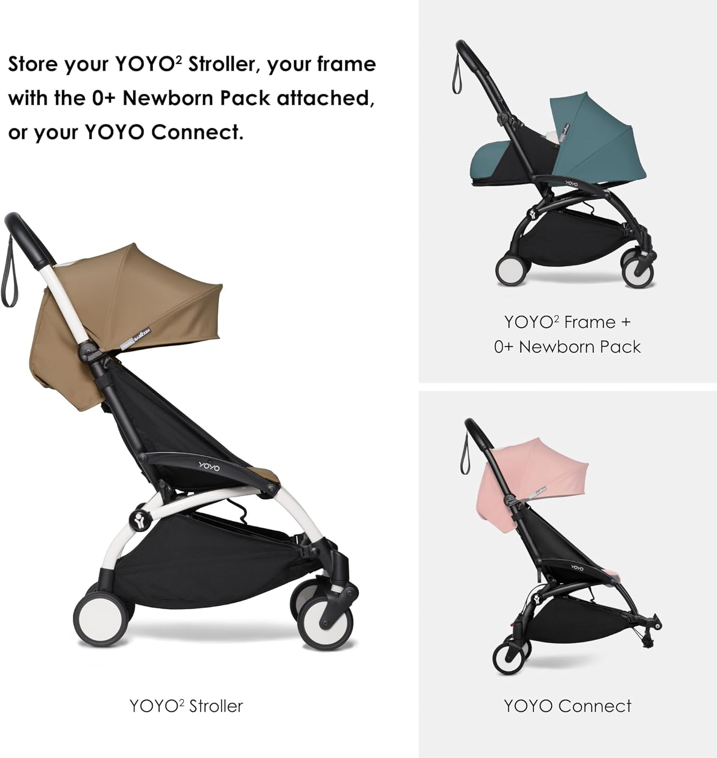 Bestbless Stroller Storage Backpack, Stroller Storage Bag Black, Protects Stroller during Travel, Folds for Easy Storage, Fits YOYO and YOYO Connect image number 4