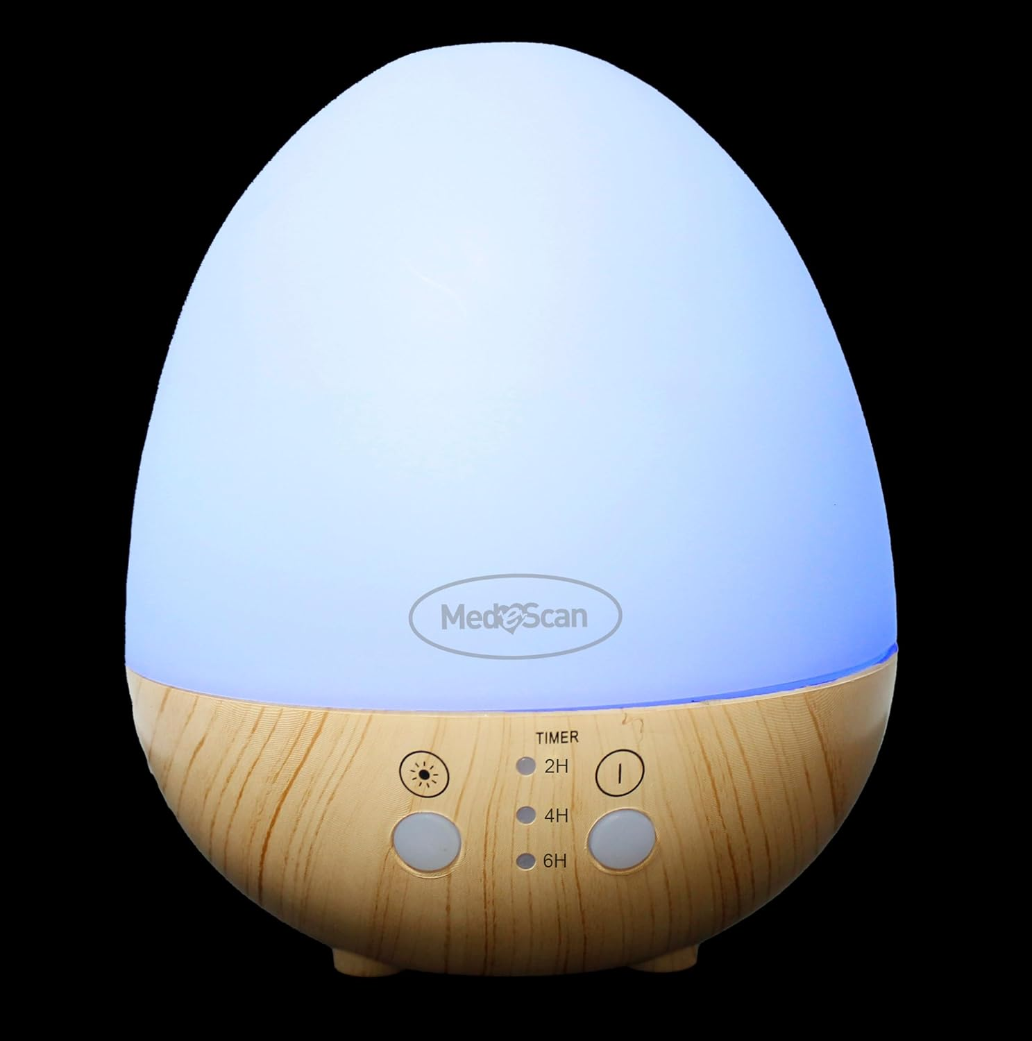 Medescan Rainbow Mist Mini Aroma Diffuser &ndash; 100Ml, Ultrasonic Cool Mist Humidifier, 7-Colour LED, Touch Control, Quiet & Portable for Home, Office & Relaxation - No Filter Required