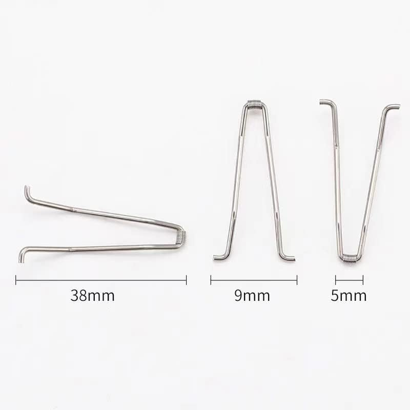 Torsor 5 Pack Toenail Clippers Spring Toe Nail Trimmer Torsion Springs Replacement Snap Shrapnel Clip Universal Manicure Pedicure Nail Cutter Clippers Heavy-Duty Grooming Tool Parts Replace image number 1