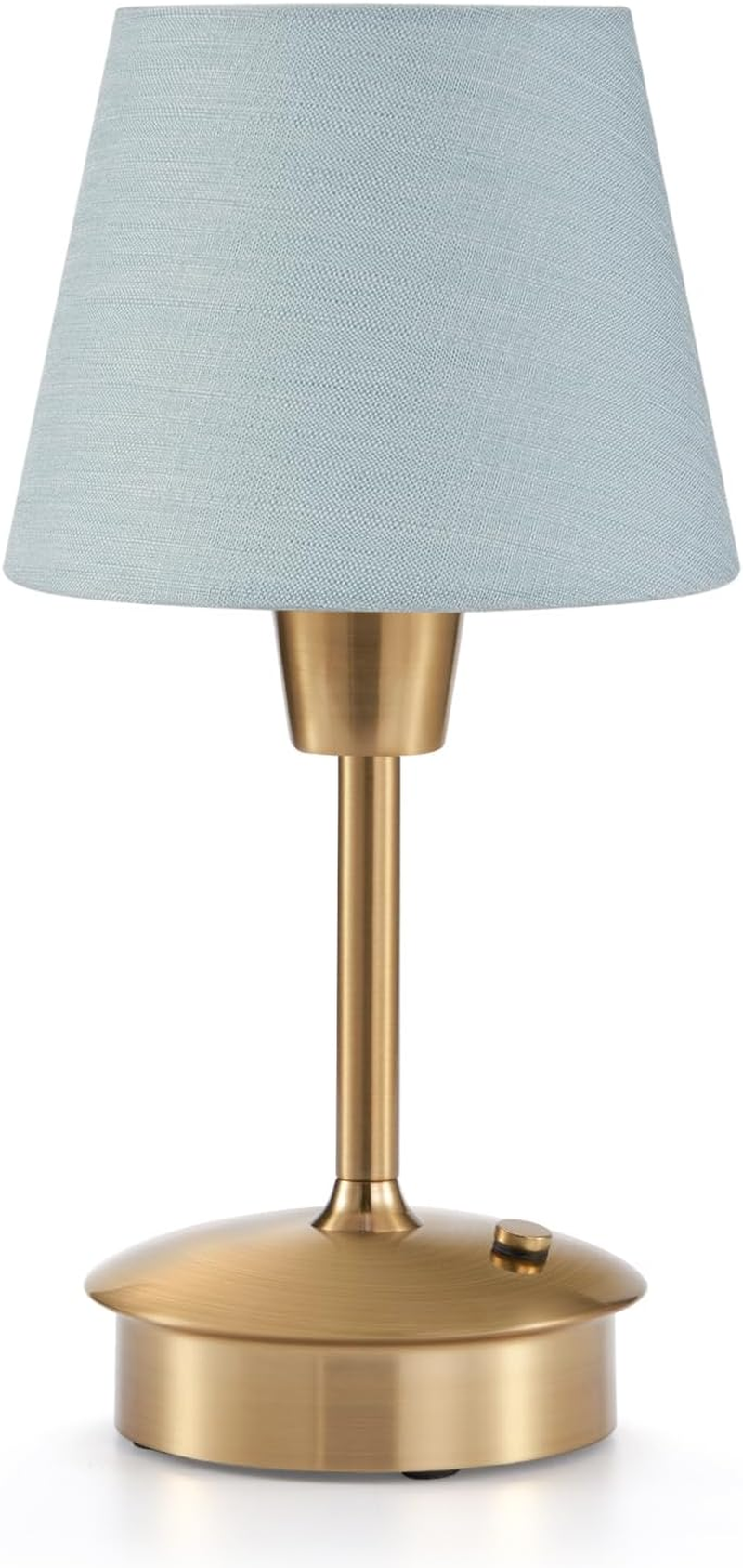 Small Cordless Table Lamp for Restaurant Bar, 5200Mah Rechargeable Battery Operated Portable Mini Dimmable Touch Desk Lamps Night Light for Bedside Kitchen Entryway Patio Outdoor Dining Table (Gold) image number 5