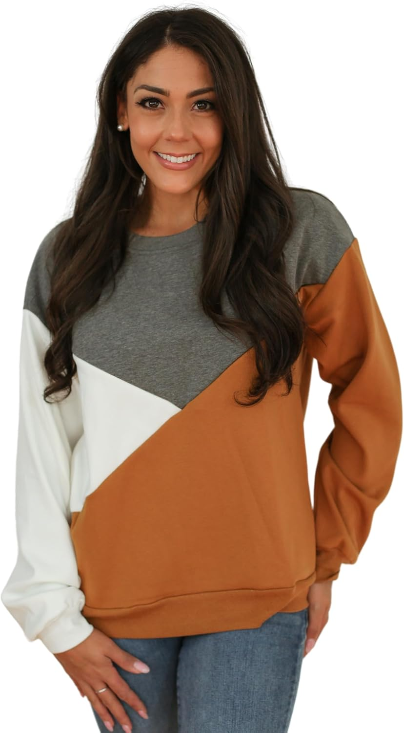 Movemama Women'S Breastfeeding Colorblock Diagonal Zip Nursing Sweatshirt with Velour Interior