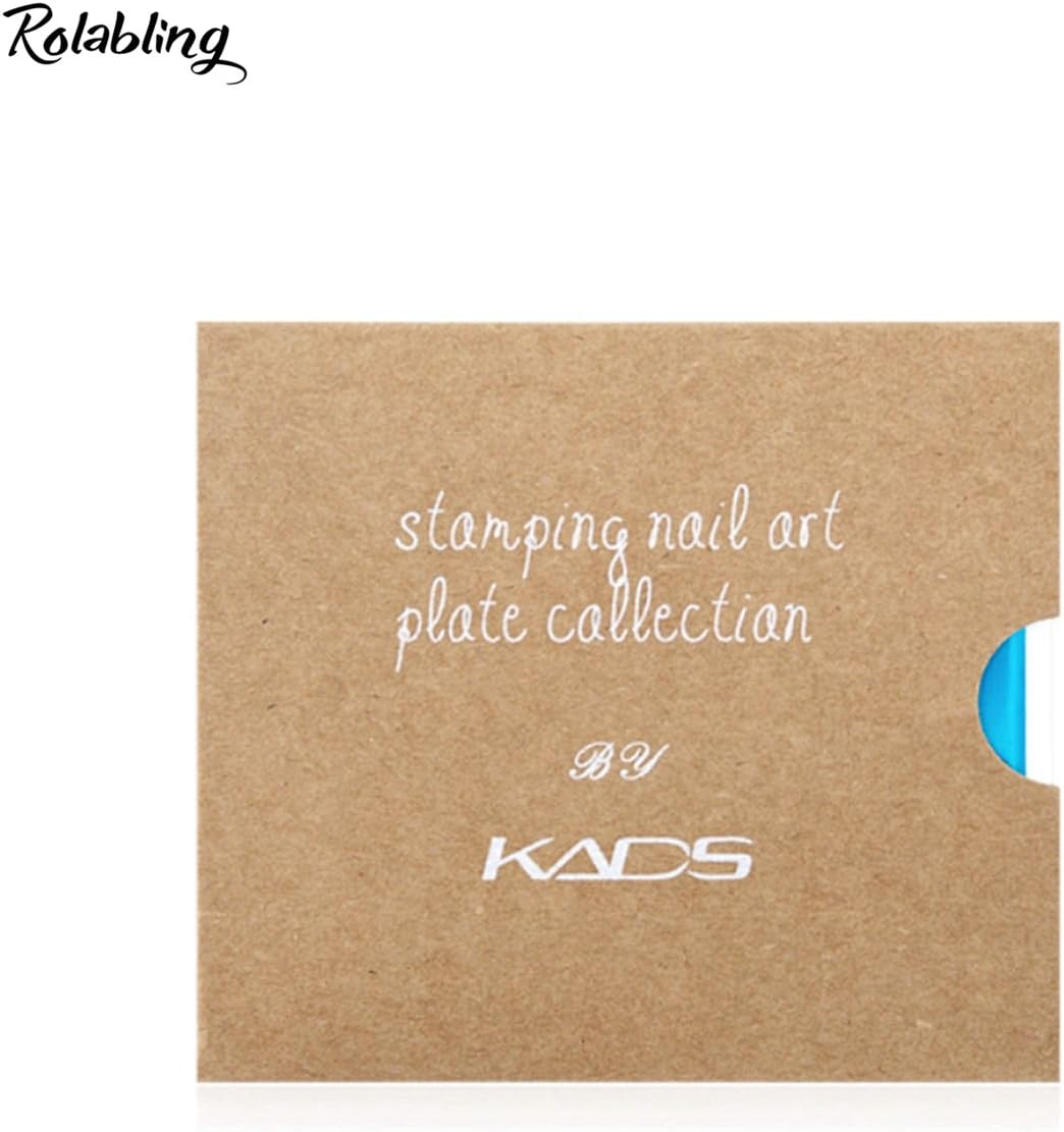 Rolabling Nail Stamping Plate Christmas Cute Stamp Plate for Nail Art Stamping Image Template Manicure Stencil DIY Tools(Ch014) image number 5