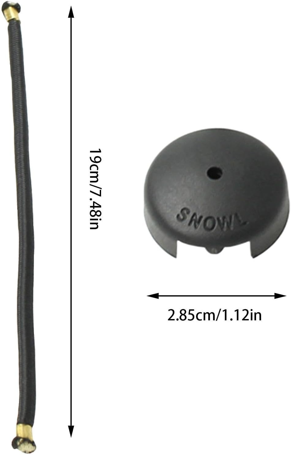 Pull Tie down Tarp Canvas Knobs - Easy to Install Sturdy Bungee/Shock Cord Clip - Boat Deck Hardware Multifunctional for Marine Truck Car Rv Covers image number 2