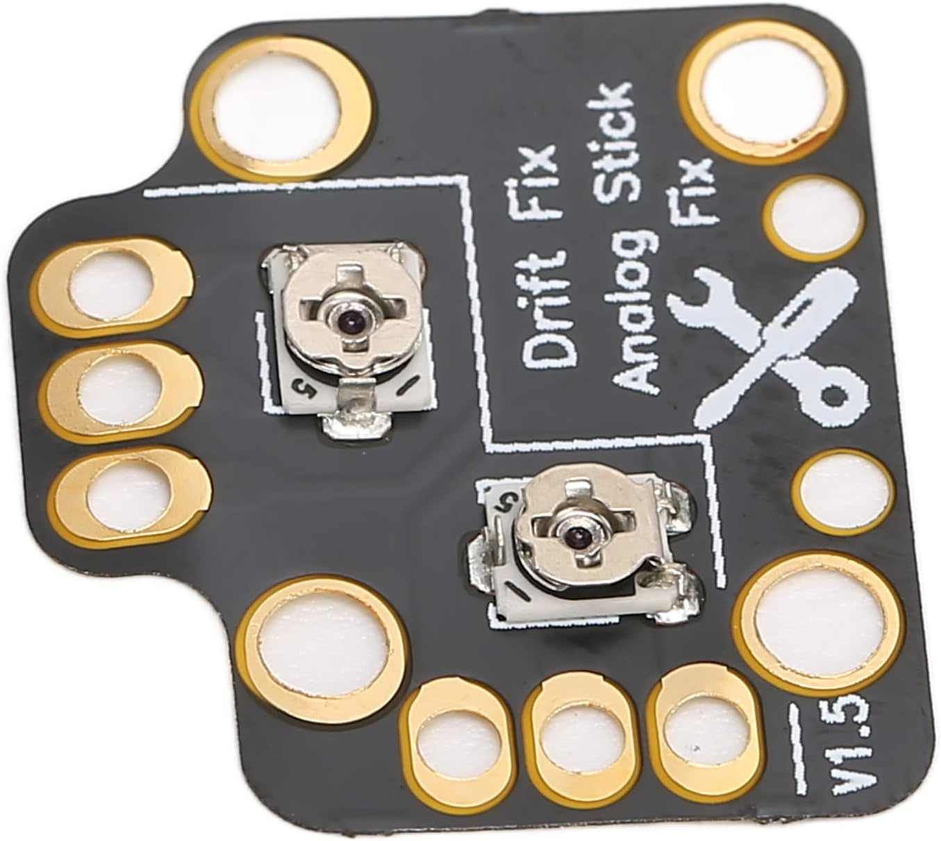 QANYEGN 10Pcs Gamepad Joystick Drift Repair Board, Gamepad Joystick Analog Stick Drift Fix Mod, PS5 Controller Stick Drift Fix Suitable for Game Controllers Black image number 5