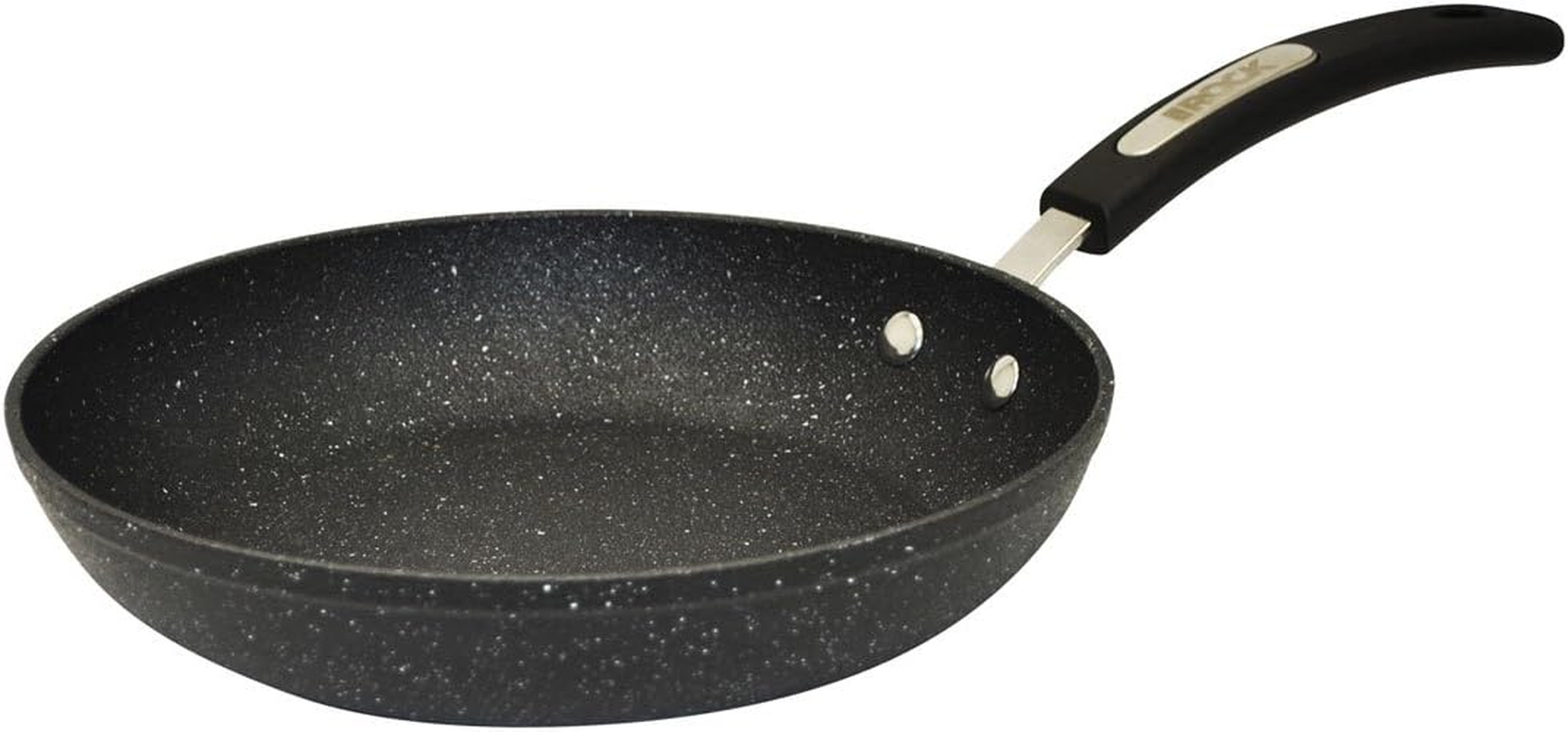 Starfrit the Rock by 8" Fry Pan with Bakelite Handle, Black