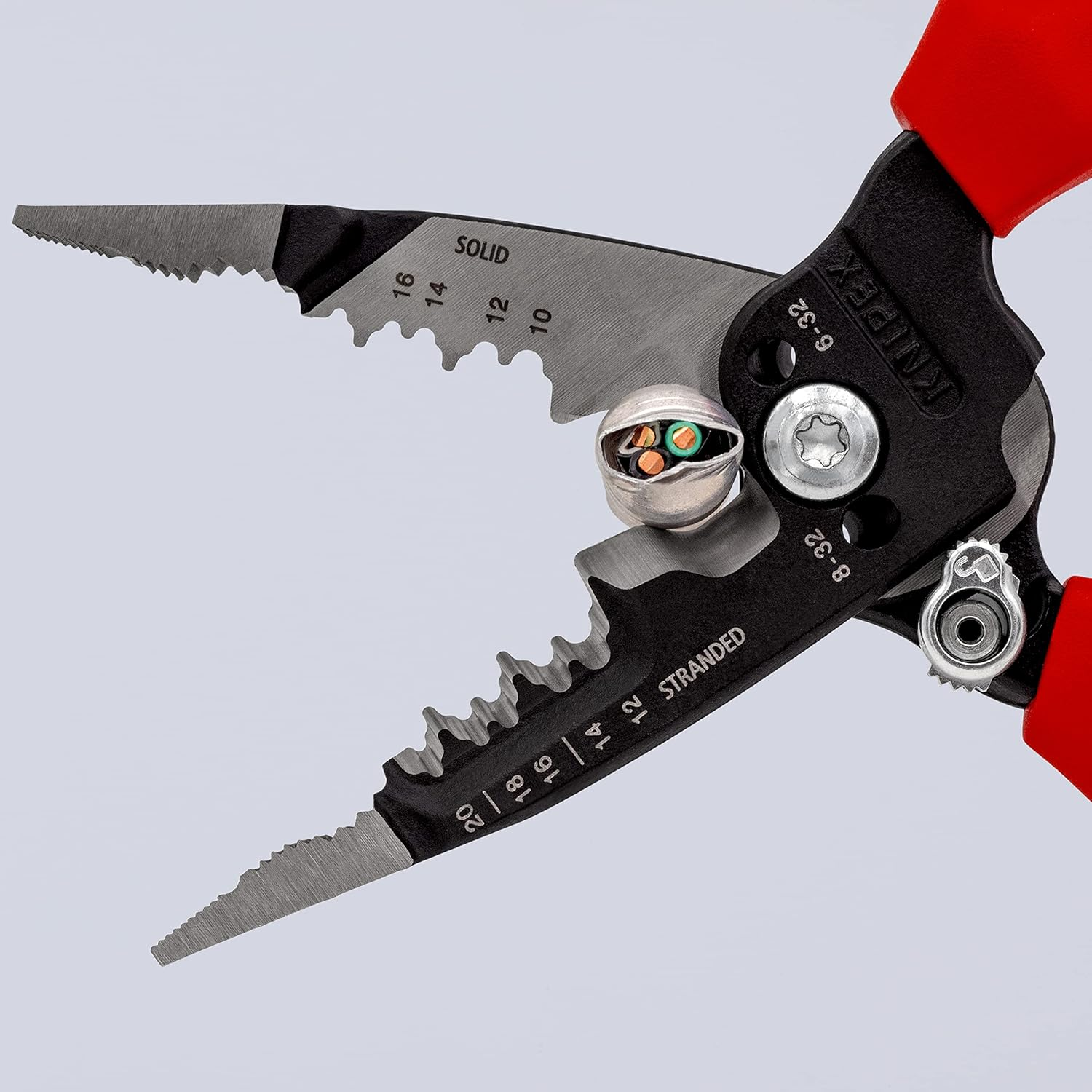 Knipex 13 72 8 American Style Multifunction Electrician Pliers Wire Stripper, 200 Mm Length image number 5