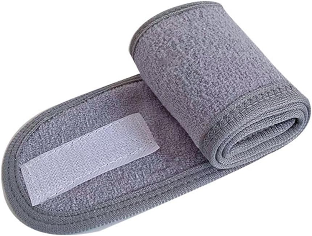 3 Pack Spa Facial Headband Makeup Hair Band Women Skincare Adjustable Headband for Bath, Makeup and Sport (Gray) image number 4