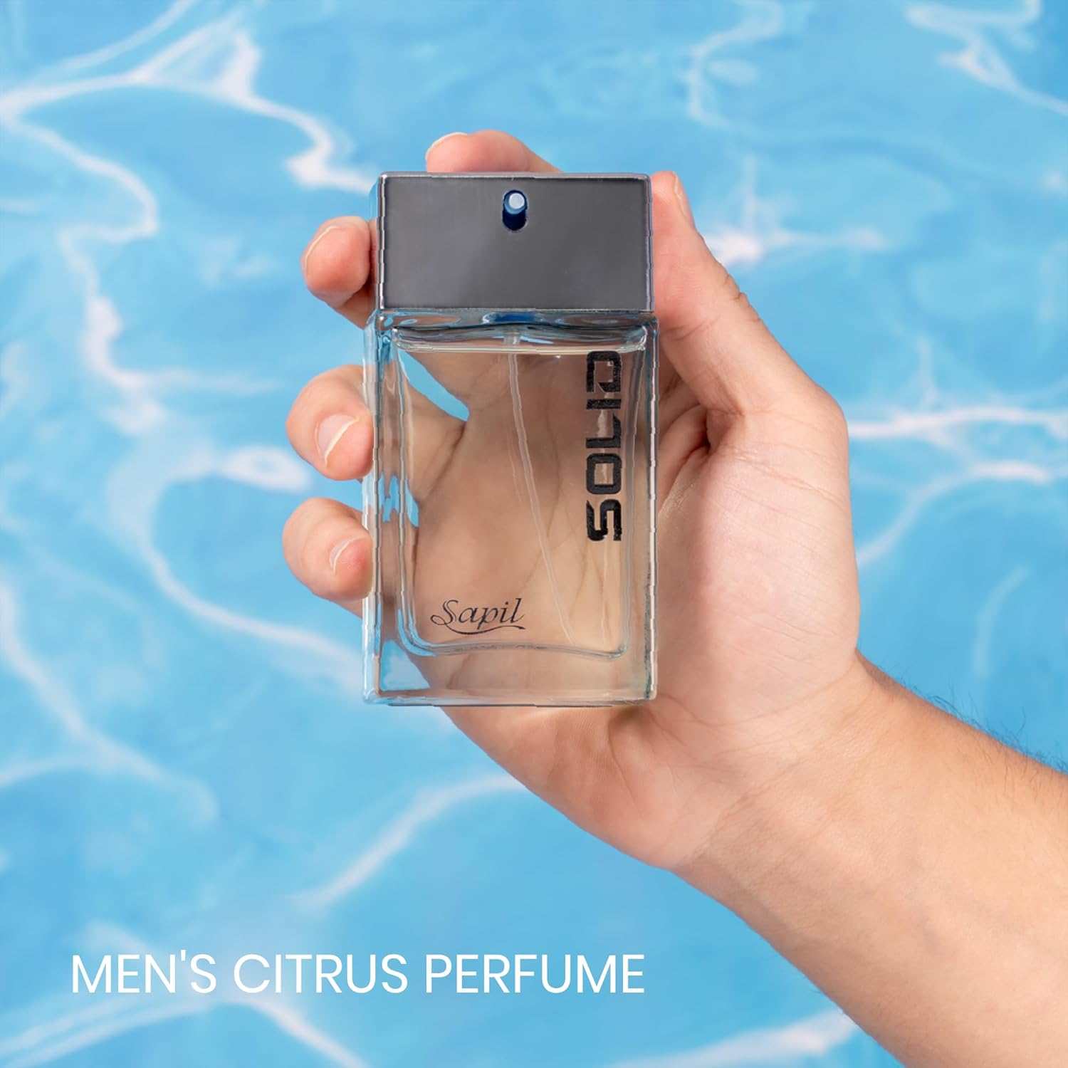 Sapil Solid - EDT Spray for Men - Powerful and Exotic Eau De Toilette - Long Lasting and Addictive Cologne - Opens with Citrus Notes - Perfect for Date Night or Evening Out - 3.4 Oz image number 6