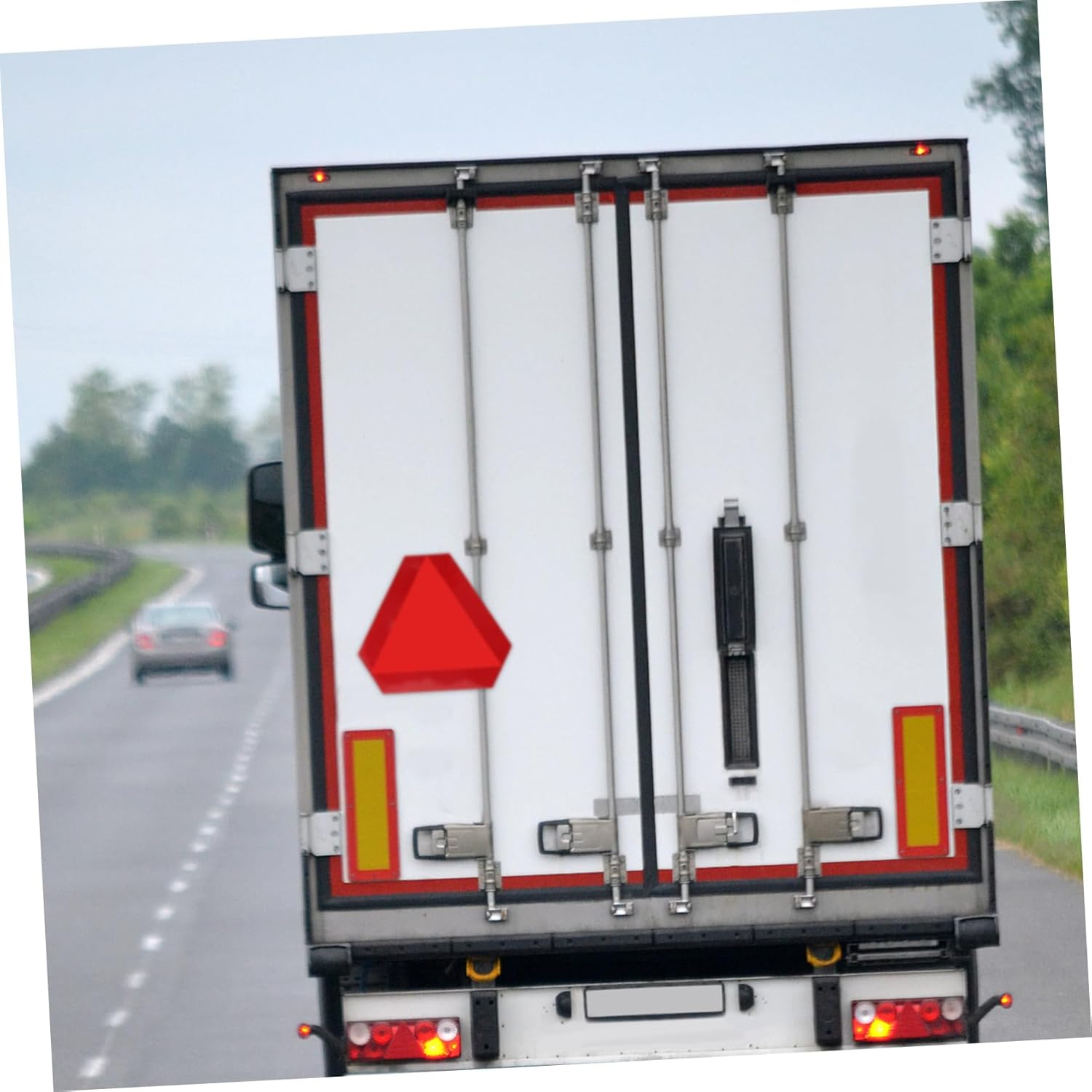 ULTECHNOVO Warning Triangle Reflective Slow Moving Vehicle Sign for Car Truck Safety Sign for Auto Highway image number 1